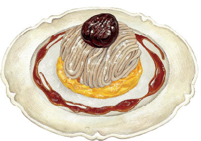 モンブランフレンチトースト