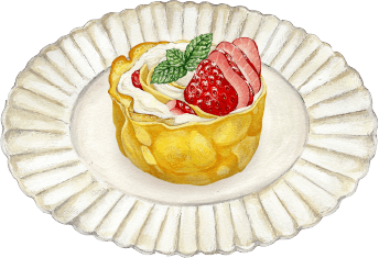 いちごのミルクレープロール