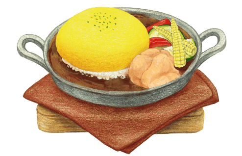 スープカレーオムライス